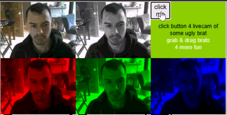 screenshot of moving filters and mixing colours